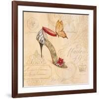 Zebra Stiletto-Angela Staehling-Framed Art Print