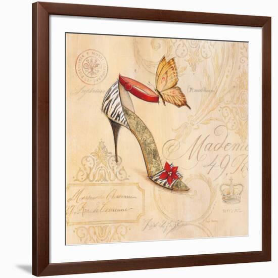 Zebra Stiletto-Angela Staehling-Framed Art Print