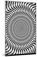 Zebra Stripe Optical Illusion-Trends International-Mounted Poster