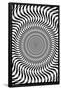 Zebra Stripe Optical Illusion-Trends International-Framed Poster