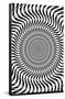 Zebra Stripe Optical Illusion-Trends International-Stretched Canvas