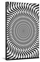 Zebra Stripe Optical Illusion-Trends International-Stretched Canvas