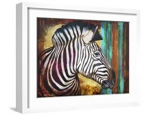 Zebra Stripes-Corina St. Martin-Framed Giclee Print