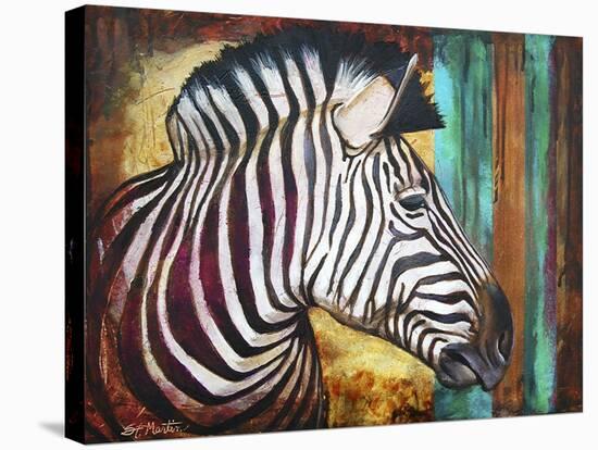 Zebra Stripes-Corina St. Martin-Stretched Canvas