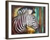 Zebra Stripes-Corina St. Martin-Framed Giclee Print