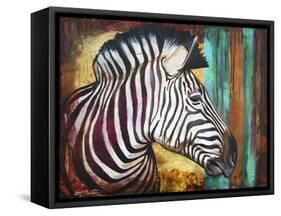 Zebra Stripes-Corina St. Martin-Framed Stretched Canvas