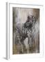 Zebra Study-Rikki Drotar-Framed Giclee Print