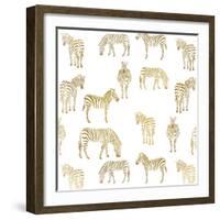 Zebra Zebra-Kimberly Allen-Framed Art Print