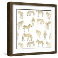 Zebra Zebra-Kimberly Allen-Framed Art Print