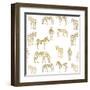 Zebra Zebra-Kimberly Allen-Framed Art Print