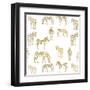 Zebra Zebra-Kimberly Allen-Framed Art Print