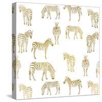 Zebra Zebra-Kimberly Allen-Stretched Canvas