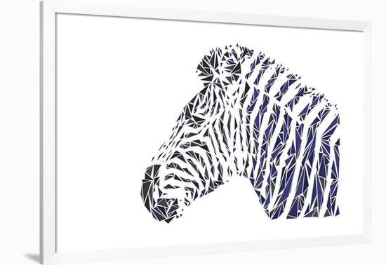 Zebra-Cristian Mielu-Framed Art Print