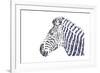 Zebra-Cristian Mielu-Framed Premium Giclee Print