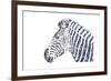 Zebra-Cristian Mielu-Framed Premium Giclee Print