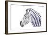 Zebra-Cristian Mielu-Framed Art Print