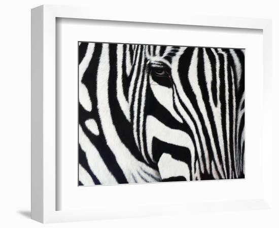 Zebra-null-Framed Giclee Print