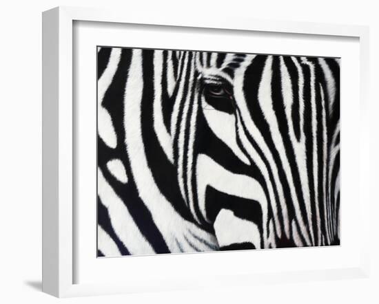 Zebra-null-Framed Giclee Print