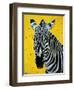 Zebra-Angela Bond-Framed Art Print