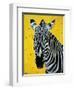 Zebra-Angela Bond-Framed Art Print