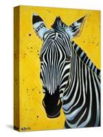 Zebra-Angela Bond-Stretched Canvas