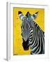 Zebra-Angela Bond-Framed Art Print