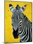 Zebra-Angela Bond-Mounted Art Print