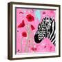 Zebra-Jennifer McCully-Framed Giclee Print