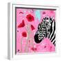 Zebra-Jennifer McCully-Framed Giclee Print