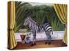 Zebra-Catherine A Nolin-Stretched Canvas