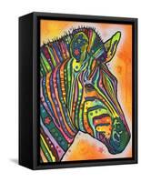 Zebra-Dean Russo-Framed Stretched Canvas