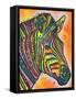 Zebra-Dean Russo-Framed Stretched Canvas