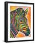 Zebra-Dean Russo-Framed Premium Giclee Print