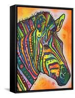 Zebra-Dean Russo-Framed Stretched Canvas