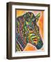 Zebra-Dean Russo-Framed Giclee Print