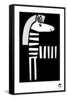 Zebra-Jane Foster-Framed Stretched Canvas