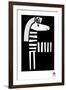 Zebra-Jane Foster-Framed Art Print
