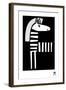 Zebra-Jane Foster-Framed Art Print