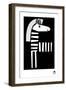 Zebra-Jane Foster-Framed Art Print