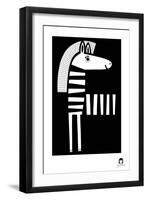 Zebra-Jane Foster-Framed Art Print