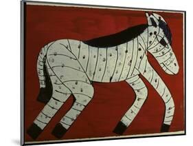 Zebra-Leslie Xuereb-Mounted Premium Giclee Print