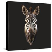 Zebra-Lora Kroll-Stretched Canvas