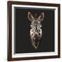 Zebra-Lora Kroll-Framed Art Print