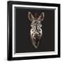 Zebra-Lora Kroll-Framed Art Print