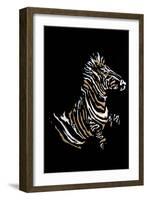 Zebra-Norma Kramer-Framed Art Print