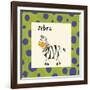 Zebra-null-Framed Giclee Print