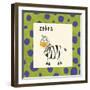 Zebra-null-Framed Giclee Print