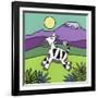 Zebra-Denny Driver-Framed Giclee Print