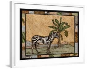 Zebra-Robin Betterley-Framed Giclee Print