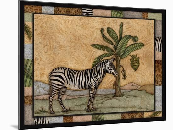 Zebra-Robin Betterley-Mounted Giclee Print